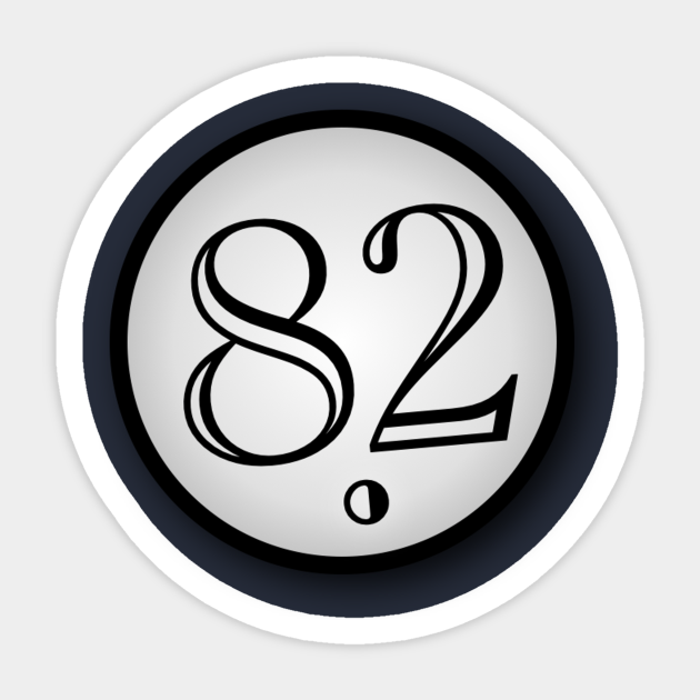 eightytwo Eighty Two Sticker TeePublic